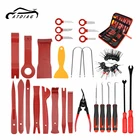 Съемник для удаления, 65 шт., инструмент для поддевания дверных панелей автомобиля, инструмент для обивки, удерживающий пинцет, плоскогубцы, набор ручных инструментов