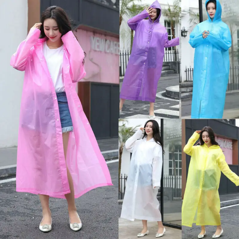 1 шт. Женский дождевик водонепроницаемое пончо однослойное дождевое покрытие из