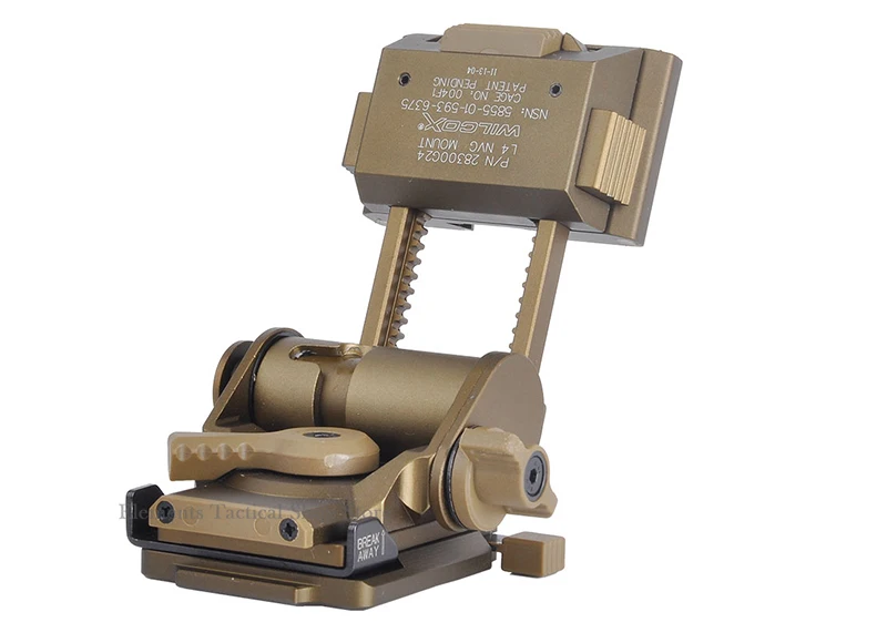 Страйкбол элемент CNC NVG крепление для ночного видения 2 режима Wilcox Тип L4G24 Тактический шлем алюминиевая рама крепление аксессуары для