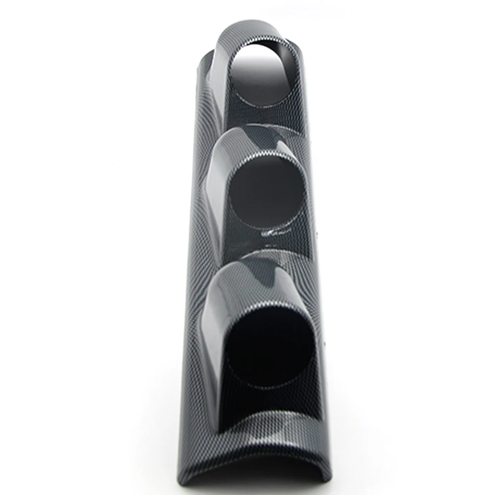 DRAGON GAUGE CARBON 2 &quot52 мм Универсальный A PILLAR с тройными отверстиями измерительный