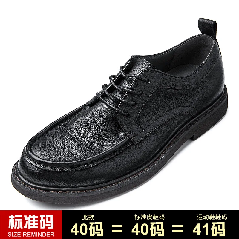 

Autumn Winter British Retro Men Shoes Cowhide Breathable Lace-Up Business Men Shoes,Men Dress Shoes High Quality Genuine Leather