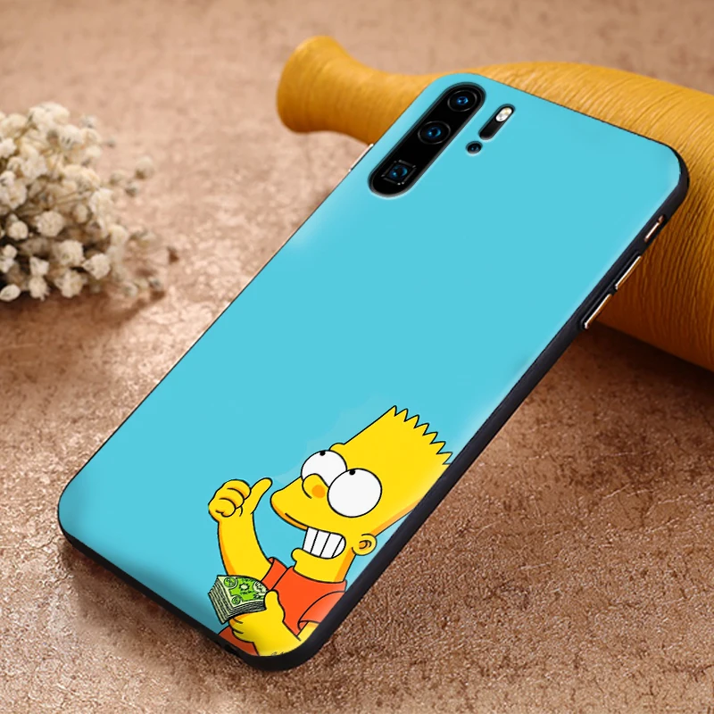 Забавные Симпсоны Мягкий силикон для huawei P30 Lite Pro P Smart 2016 2019 P8 P9 P10 P20 TPU | Мобильные