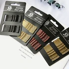 Заколки женские волнистые, золотые, 24 шт.лот