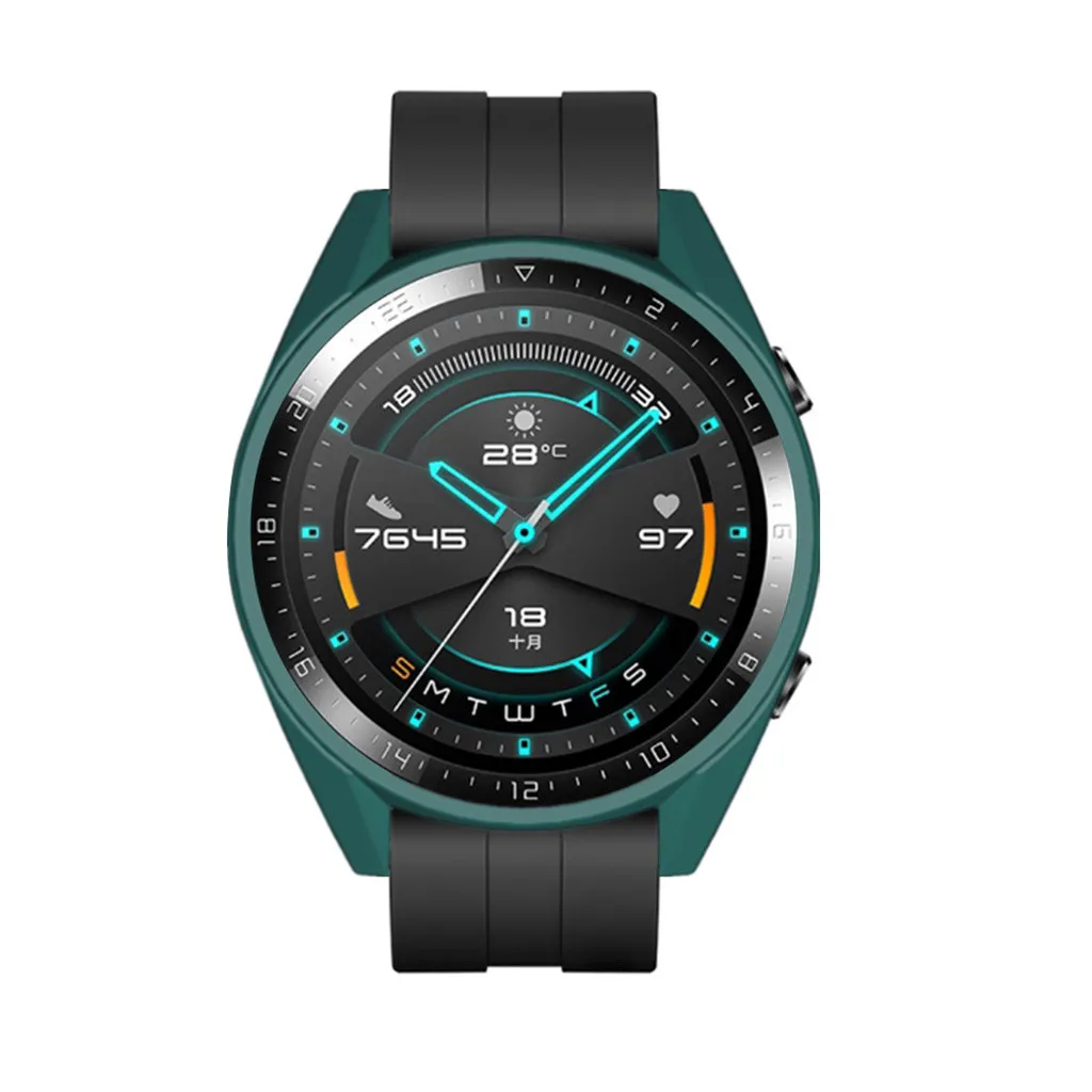 45 # тонкий защитный чехол из ТПУ для huawei Watch GT2 46 мм бампер часов FrameCase TPU GT 2 Рамка