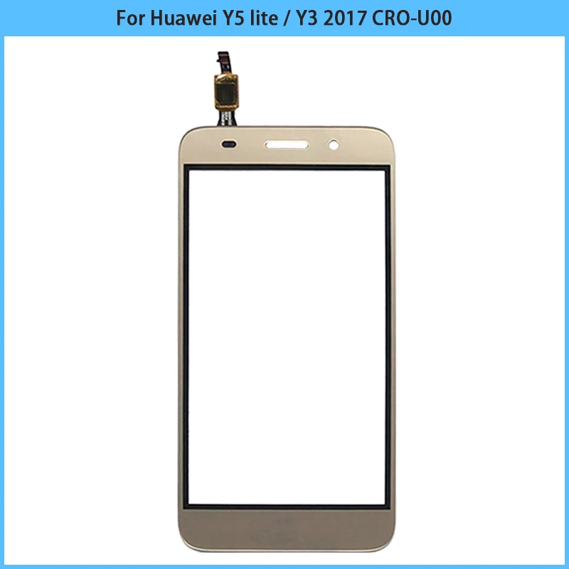 Новый сенсорный экран Y5 Lite для Huawei / Y3 2017 CRO-U00 L02 L22 сенсорная панель дигитайзер