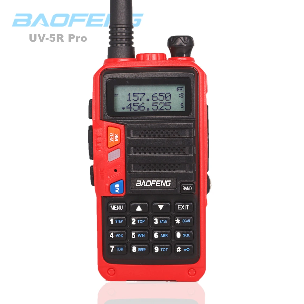 Комплект из двух-передающая радиоустановка Baofeng UV 5R Pro 8 Вт Мощность радио Comunicador двухдиапазонный УКВ иди и болтай Walkie Talkie “иди и UV-5R обновления CB Любительское радио
