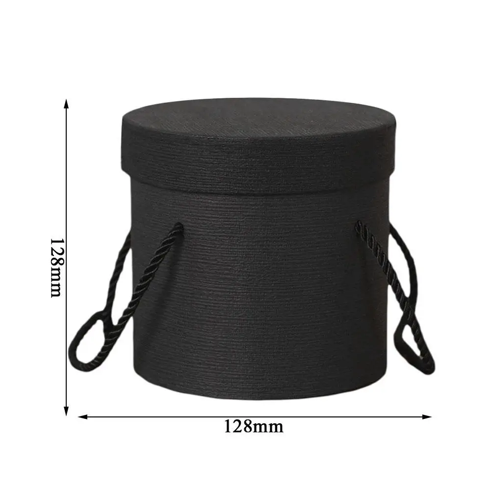 1 шт. Круглые Цветочные бумажные коробки держатель ведра подарочная упаковочная