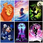 Алмазная живопись сделай сам, Набор для вышивки крестиком со звездами Диснея, мозаика ручной работы, подарок для домашнего декора