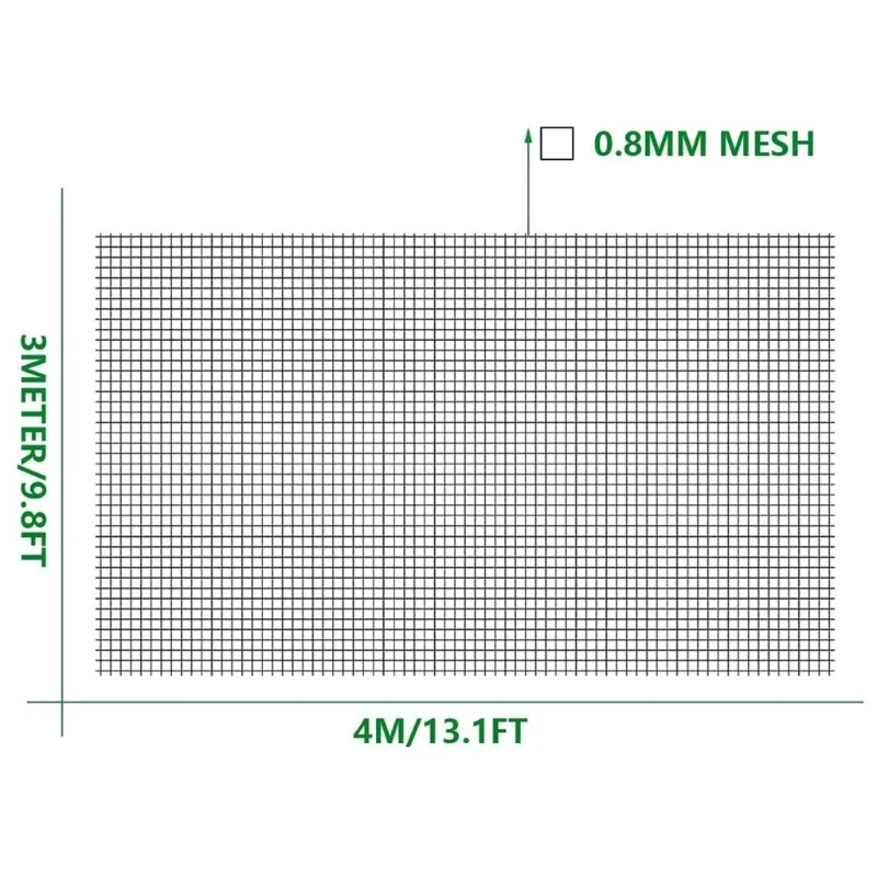 

Bug Insect Bird Net Garden Netting Plant Covers for Protect Your Vegetables Fruits Flower Trees Mesh Protection