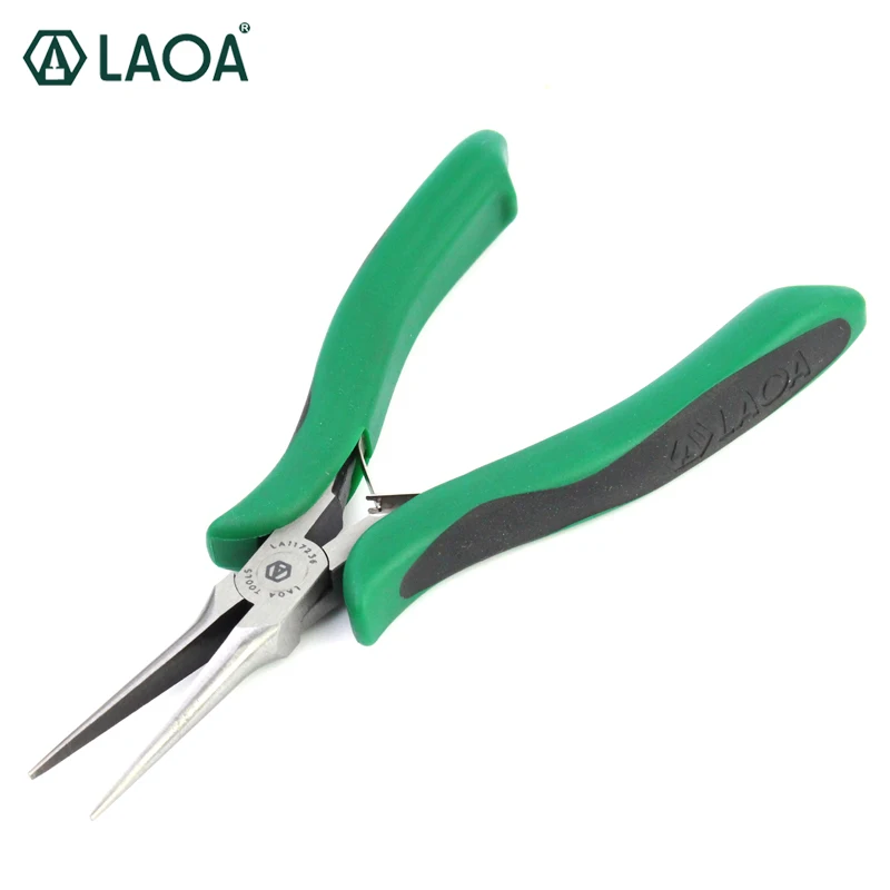 Миниатюрные плоскогубцы LAOA с круглым носом многофункциональные инструменты