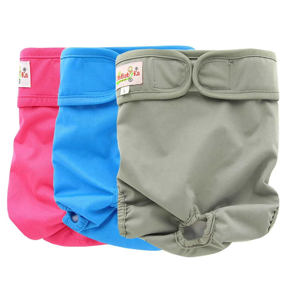 3pcs Pet Diapers Girl Dog Puppy Pants Pet Underwe Dog Physiological Diaper Dogs Sanitary Panties Shorts Pet Accessories