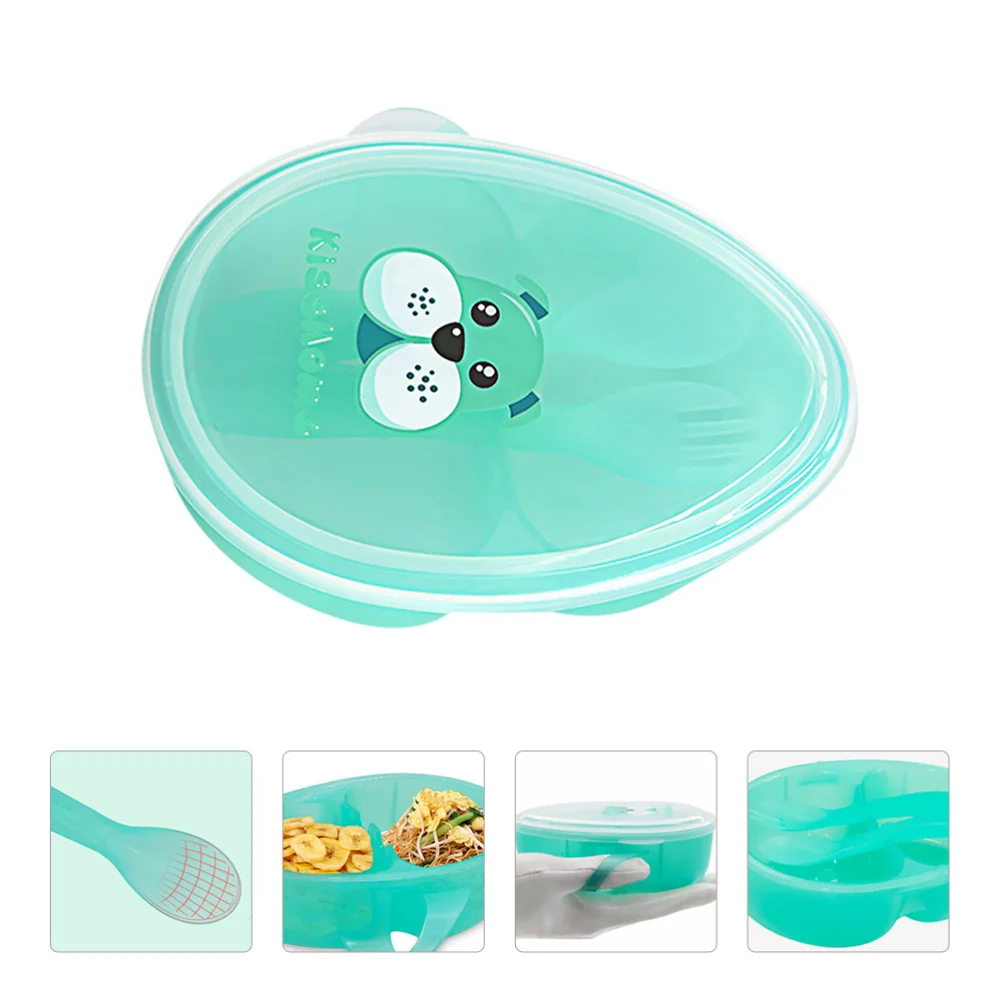

1 Set of Safety Baby Bowl Lovely Baby Feeding Tableware Heat-resistant Bowl