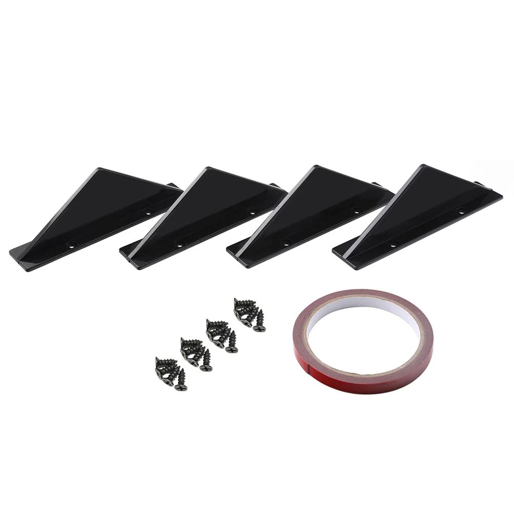 

4pcs Shark Fin Spoiler Trim Covers Professional Car Spoiler Trim Rear Spoiler