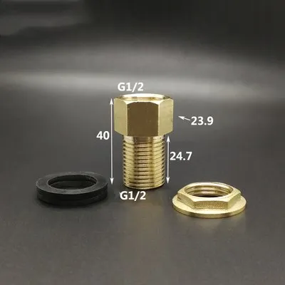 Соединитель медного резервуара для воды 1/2 дюйма, 3/4 дюйма, 1 дюйм, Латунная Труба BSP с наружной резьбой, одинарный свободный ключ, поворотные фитинги, гайка