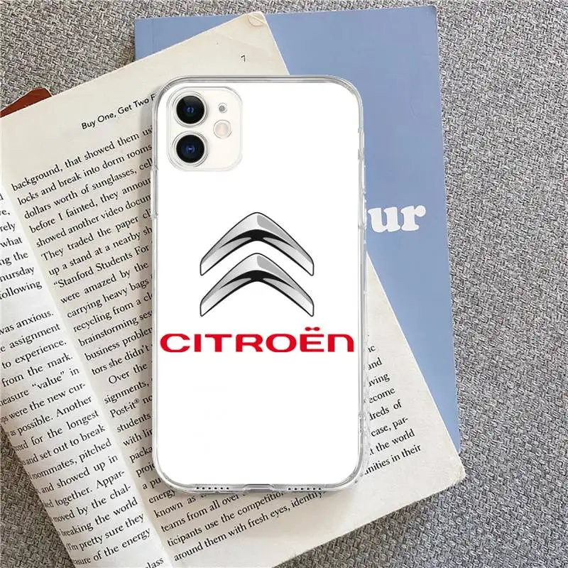 

luxury France car Citroen Custom Phone Case for iPhone 8 7 6 6S Plus X 5S SE 2020 XR 11 pro XS MAX 12 12Mini