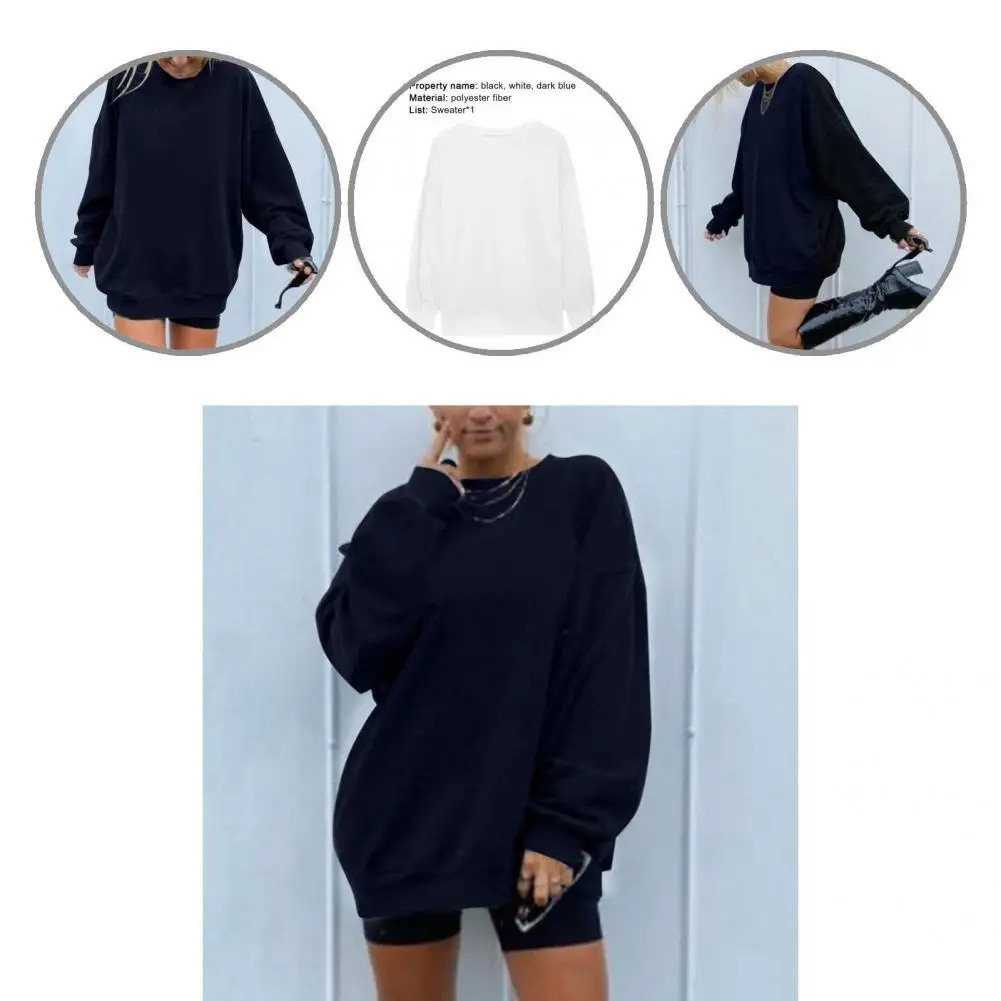 

Casual Lady Sweatshirt Soft Skin-friendly Streetwear Casual Female Sweatshirt Women Sweatshirt Casual Sweatshirt