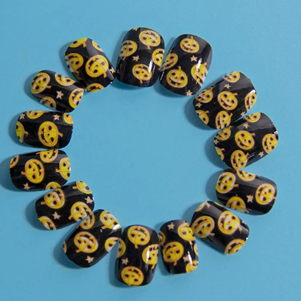 

2 Sets Cartoon Nail Art Sticker Decoration Pumpkin Manicure Stickers