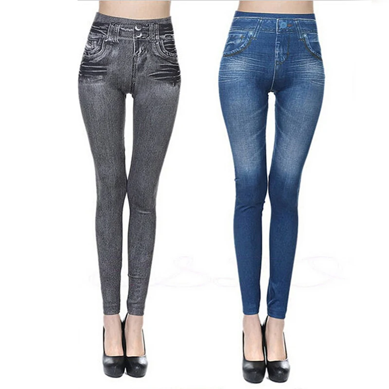 2019 Лидер продаж зимнего сезона плотные леггинсы на подкладке зима Jegging Джинсы для