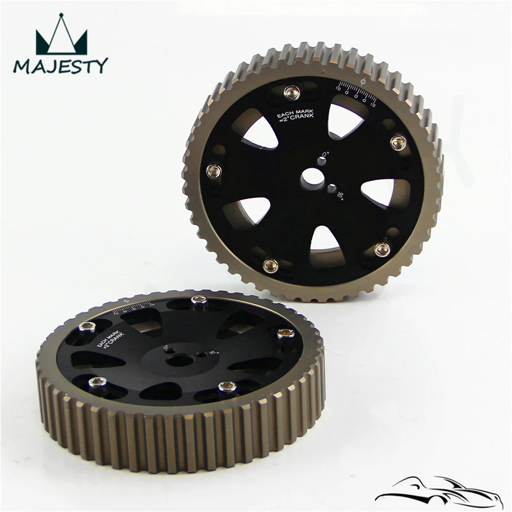 Комплект шкивов для трансмиссии 2 шт. подходит Mitsubishi Lancer EVO 1-9 ECLIPSE DSM 4G63 Black |