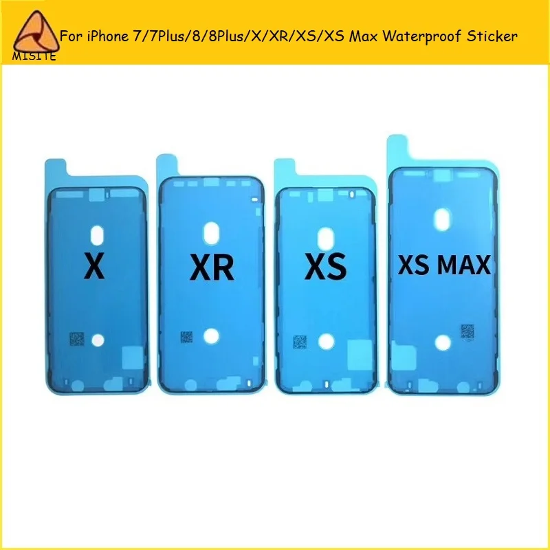 

50Pcs/Lot Waterproof Sticker For iPhone 7 7Plus 8 8Plus X XR XS XS Max XSM 7G 8G LCD Screen Tape 3M Adhesive Glue Repair Parts