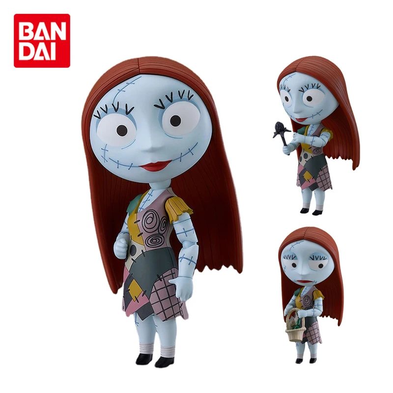 

Bandai Genuine GSC Q Version Nendoroid 1518 The Nightmare Before Christmas Sally Joints Movable Anime Action Figure Toys Gifts