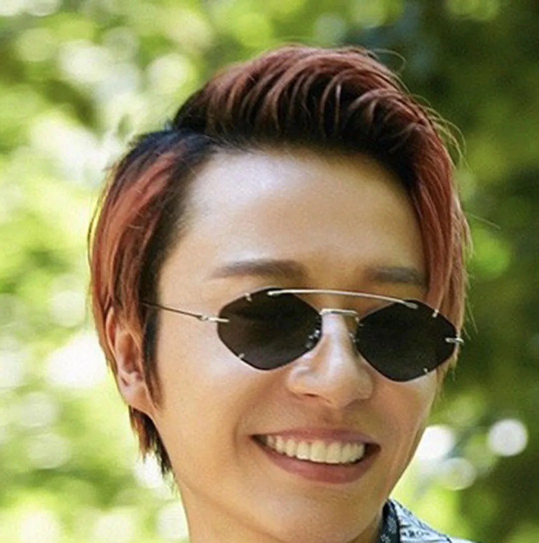 

Ассиметричные геометрические солнцезащитные очки для близорукости, размер 58-18-145