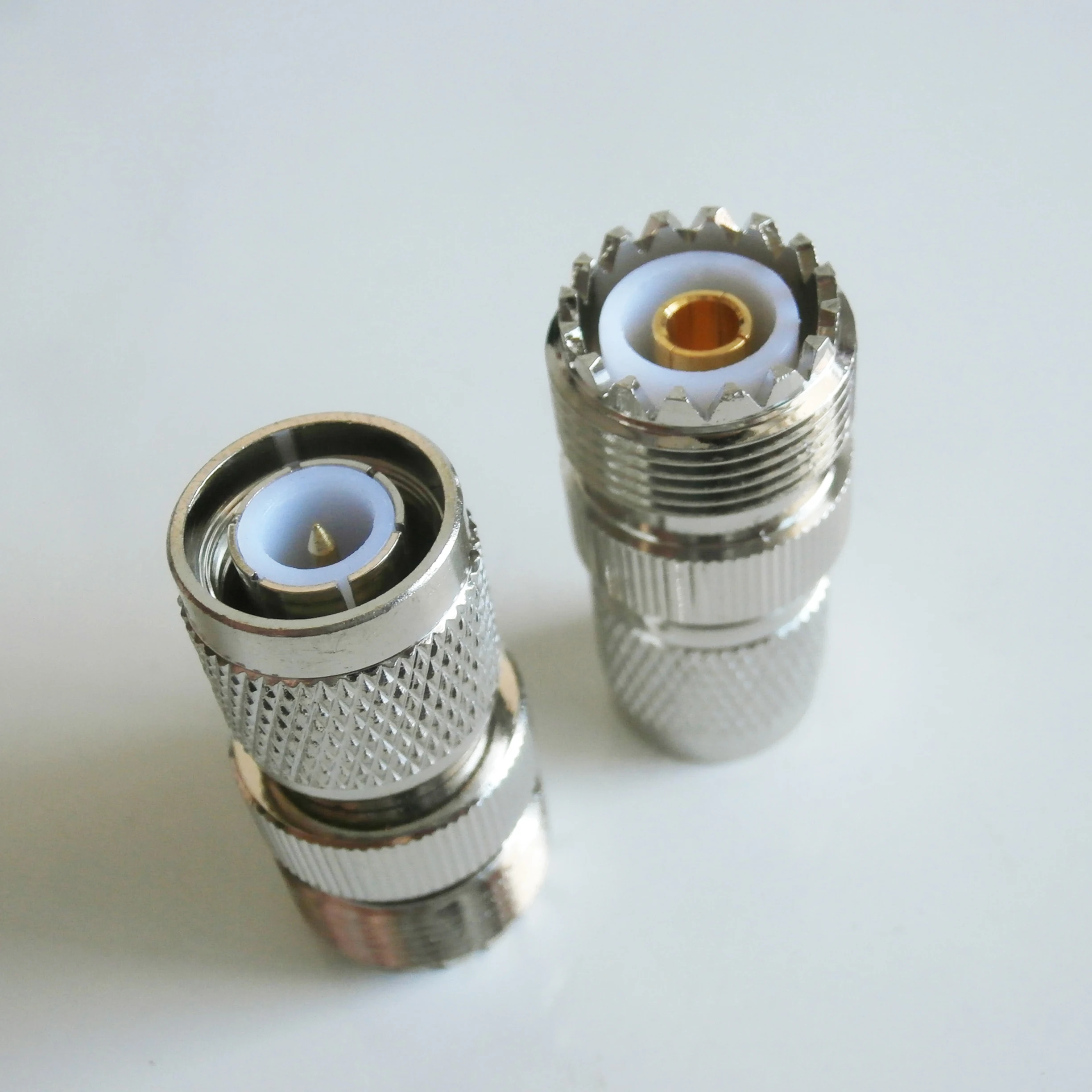 1 шт PL259 SO239 UHF гнездо к TNC штекеру полый штекер Латунный прямой радиочастотный