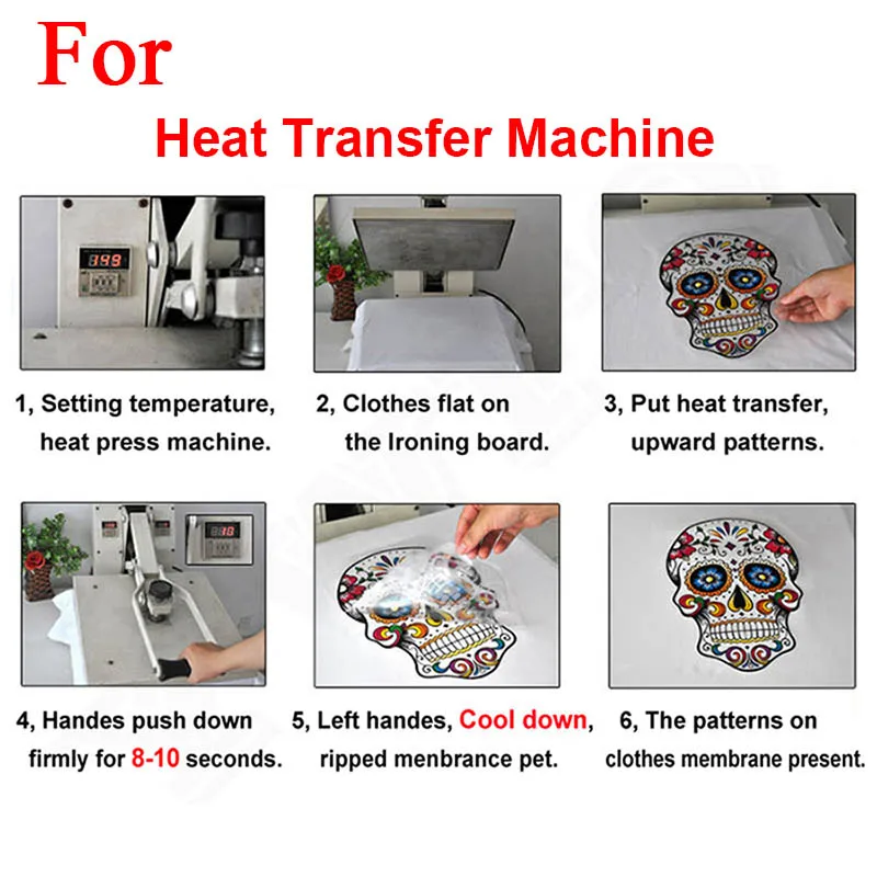 

DIY Heat Transfer Vinyl Sticker Brand LOGO Patches For Clothing Iron on Transfers For Clothes Applique Thermal Transfer Press