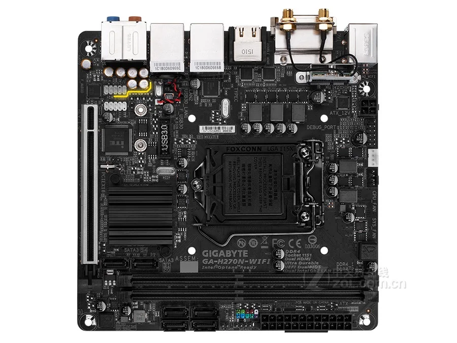 Материнская плата использованная для Gigabyte H270N-WIFI LGA 1151 USB2.0 USB3.0 DDR4 | Компьютеры и