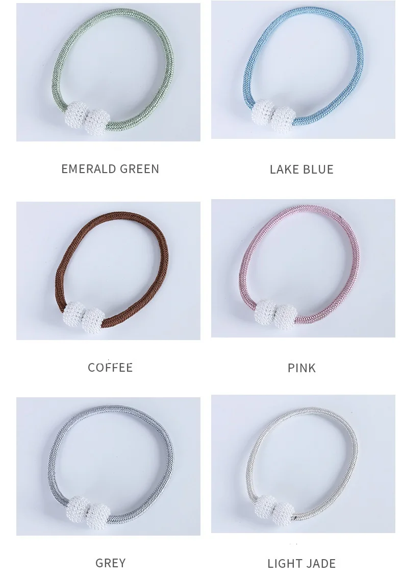

1pcs Pearl Magnetic Curtain Clip Curtain Holder Tieback Buckle Clips Hanging Ball Buckle Tie Back Curtain Accessories Home Decor
