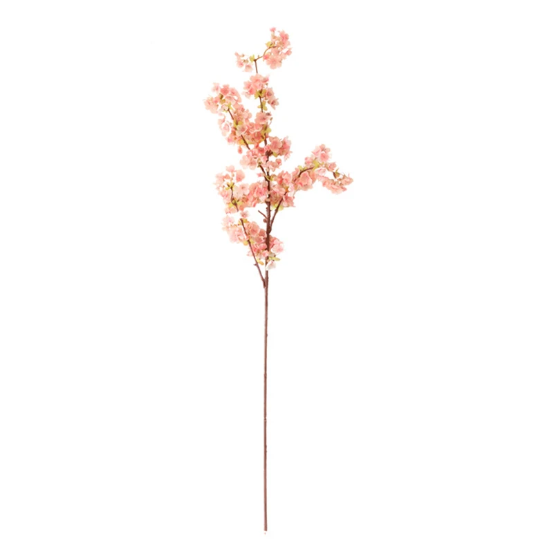 

Silk Peach Blossom Branch Artificial Flower Christmas Flower Arrangement Accessories Fake Cherry Blossom Home wedding Decoration