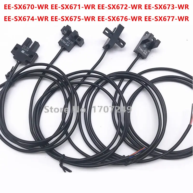 

10Pcs Photoelectric Switch Sensor EE-SX670-WR EE-SX671-WR EE-SX672-WR EE-SX673-WR EE-SX674-WR EE-SX675WR SX676WR Cable 1M