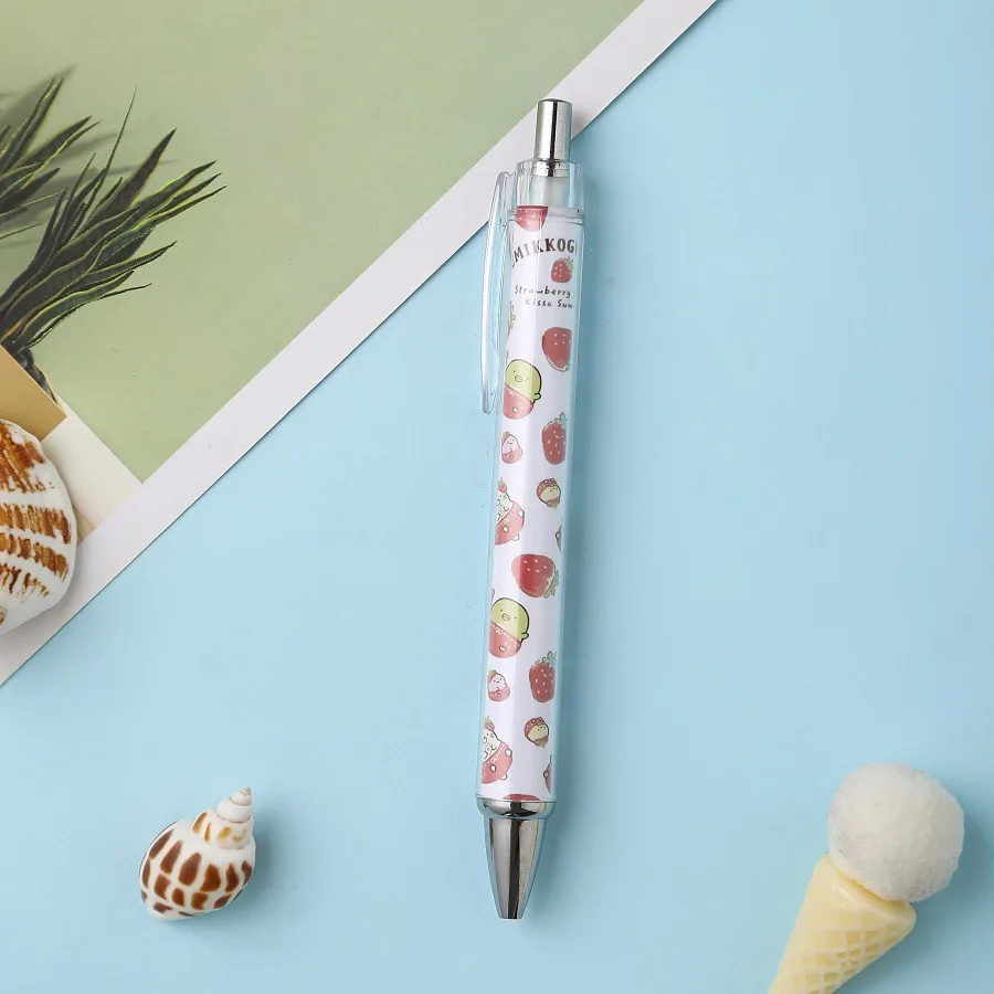 1PC Ballpoint Pen Fashion Creative Press Pen For Writing Stationery Office School Pen Ballpen Black Ink