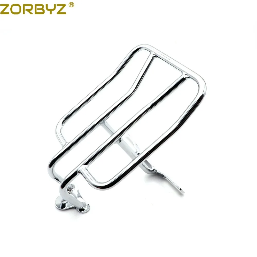 ZORBYZ мотоцикл хромированная сталь задний багажник для Harley Sportster XL883 1200 на заказ