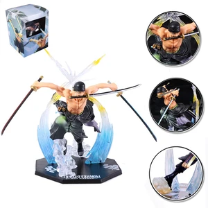 16cm anime zoro ronoa three knife phantom ghost cut ver sauron action pvc action figure collectible model toy free global shipping