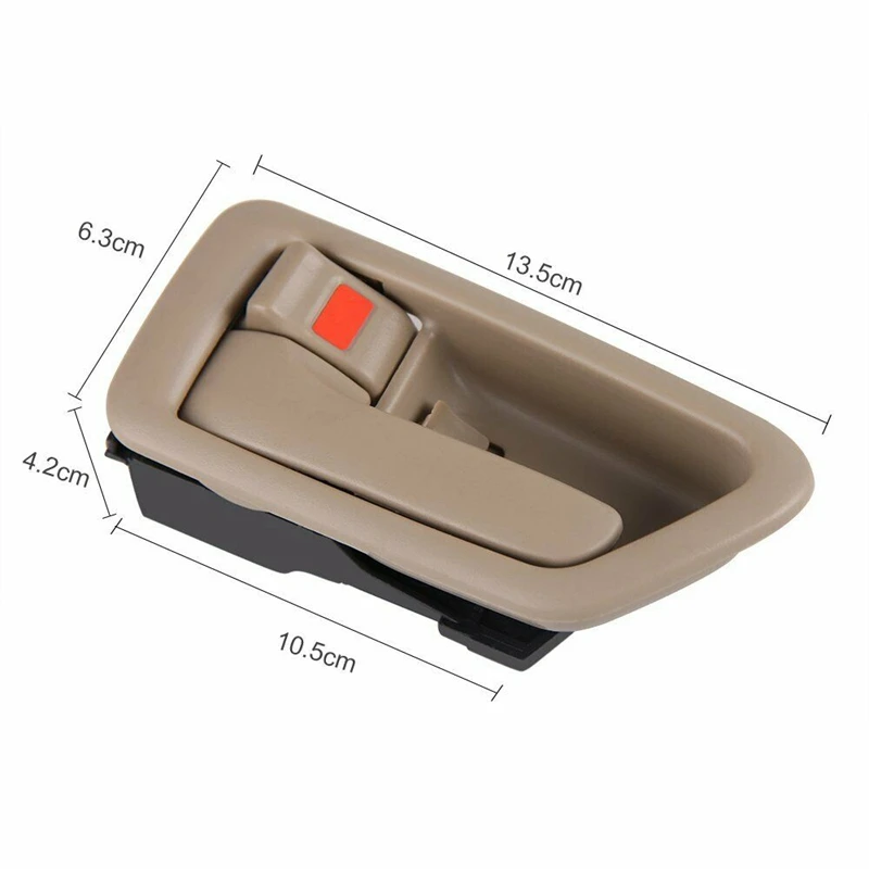 Внутренняя дверная ручка Tan Левая Правая Fl Fr Rl Rr 69206-Aa010 69205-Aa010 для Toyota Camry 1997 1998 1999