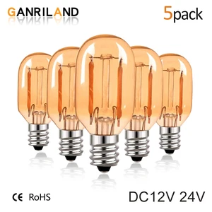 Светодиодная лампа GANRILAND E12 E14 T22, 1 Вт, 12 В постоянного тока, 24 В