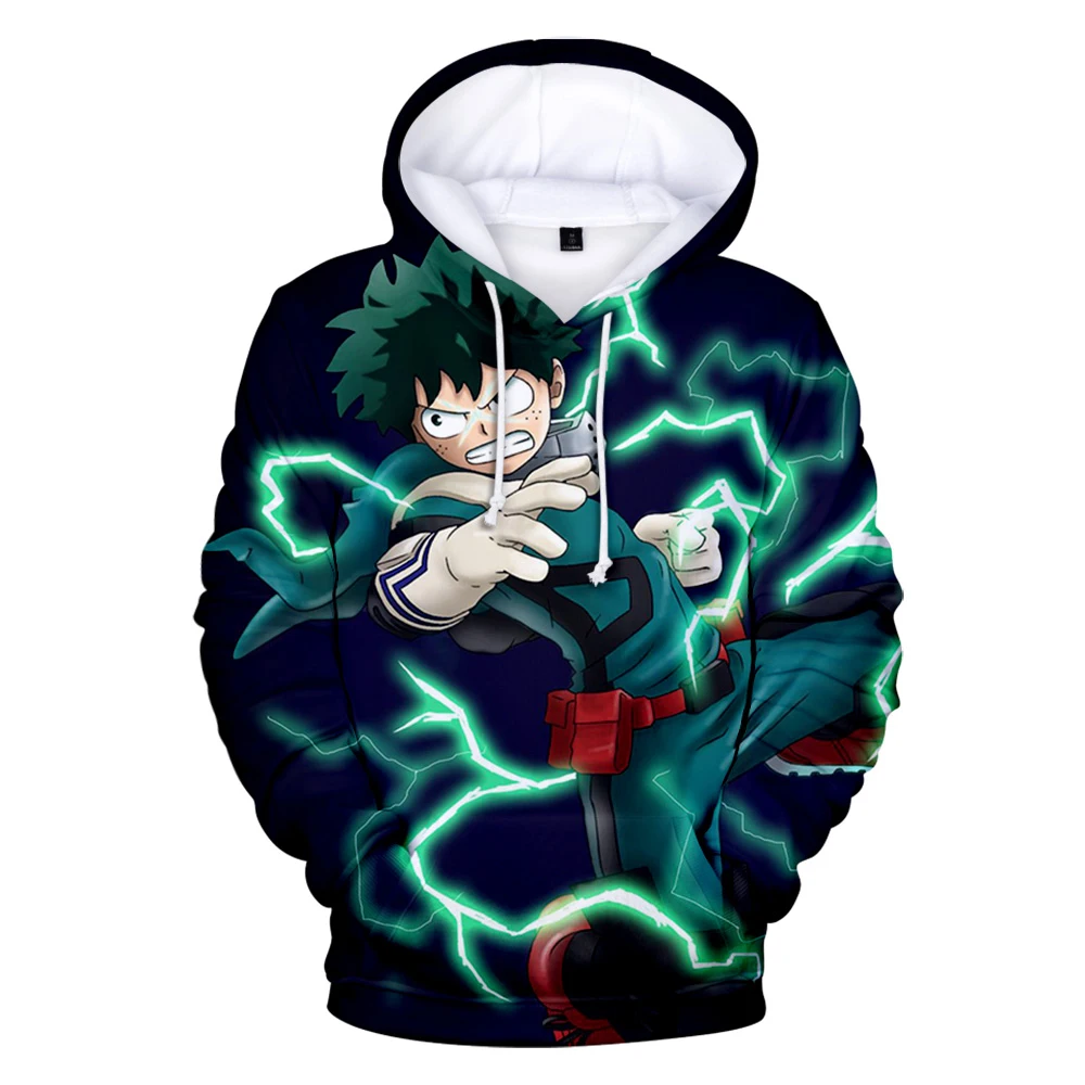 

My Hero Academia Hoodies Midoriya Izuku Himiko 3D Hoodie Children's Winer 3D Hoodies Sportswear Coats Youthful Women Men Tops