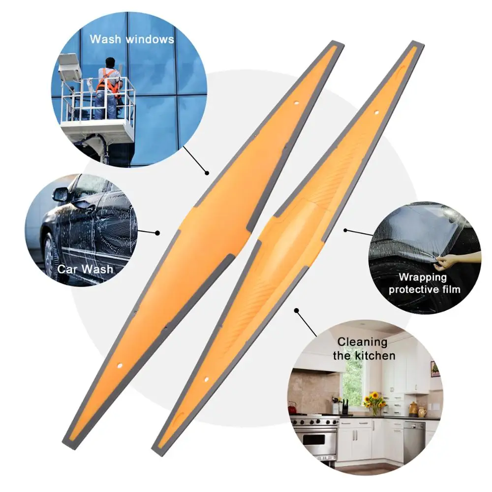 

Car Window Water Wipe Squeegee Carbon Fiber Wrap Vinyl Scraper Windshield Glass Snow Remove Cleaner Auto Tinting Wash Tool
