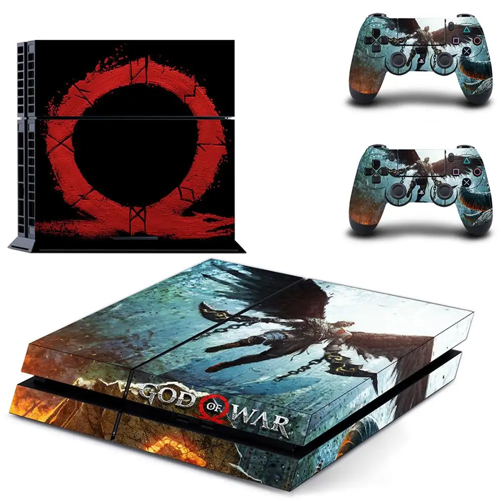 Виниловая наклейка для консоли и контроллеров PS4 Game God of War PlayStation 4 PS4|Наклейки| |