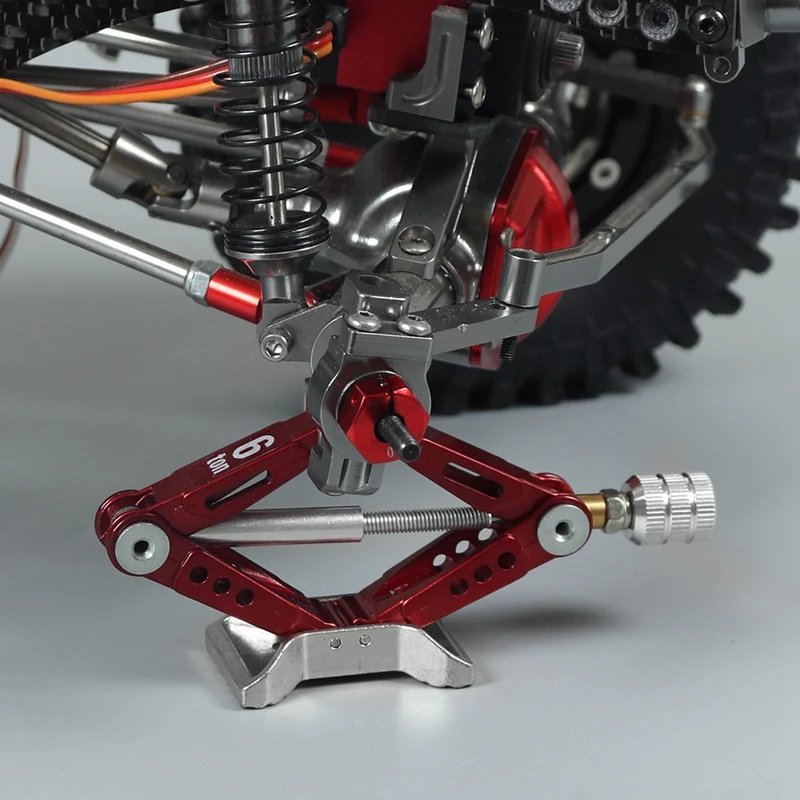 RC Car 6 Ton Jack Stand Adjustable Metal Scissor Repair Tool Part for 1:10 Scale Remote Control Accessory | Игрушки и хобби