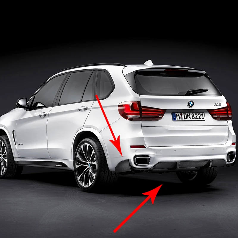 Для BMW F15 X5 авто задний сплиттер фартук бампер диффузор 2014 2015 2016 2017 только M Tech Sport|for