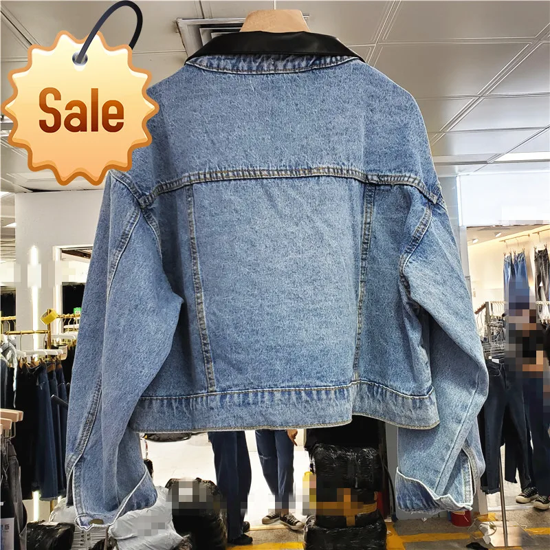 Новинка осени 2020 Женская Корейская свободная шикарная куртка из искусственной