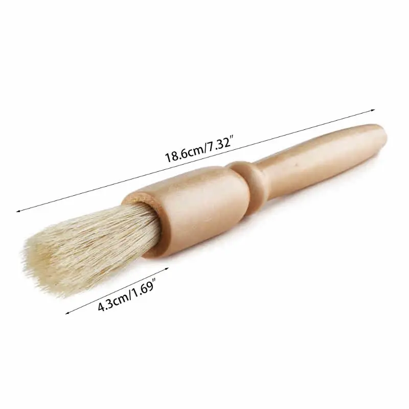 

coffee brush Coffee Grinder Machine Cleaning Brush Wood Handle Natural Bristles