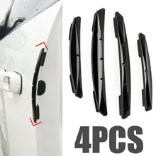 SALE 4PCS Car Sticker Door Edge Guards Trim Molding Protection Strip Scratch Protector Car Crash Barriers Door Guard Collision