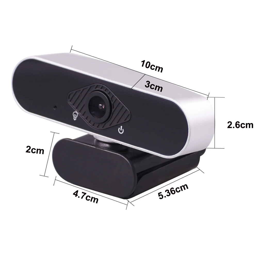 

1080P WebcamMicrophone HD PC Webcam Laptop USB Webcam Streaming Computer Web Camera with 110-Degree View Angle Desktop Webcam