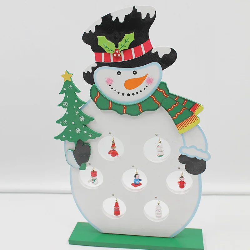 

Большой декоративный Декор Yeti для рождественской сцены, домашнее украшение, интерьерные подвески, Деревянные Подвески для рождественской ...