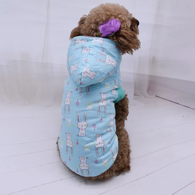 Милая Одежда для собак свитера модное Спортивное свободное худи щенок прыгун