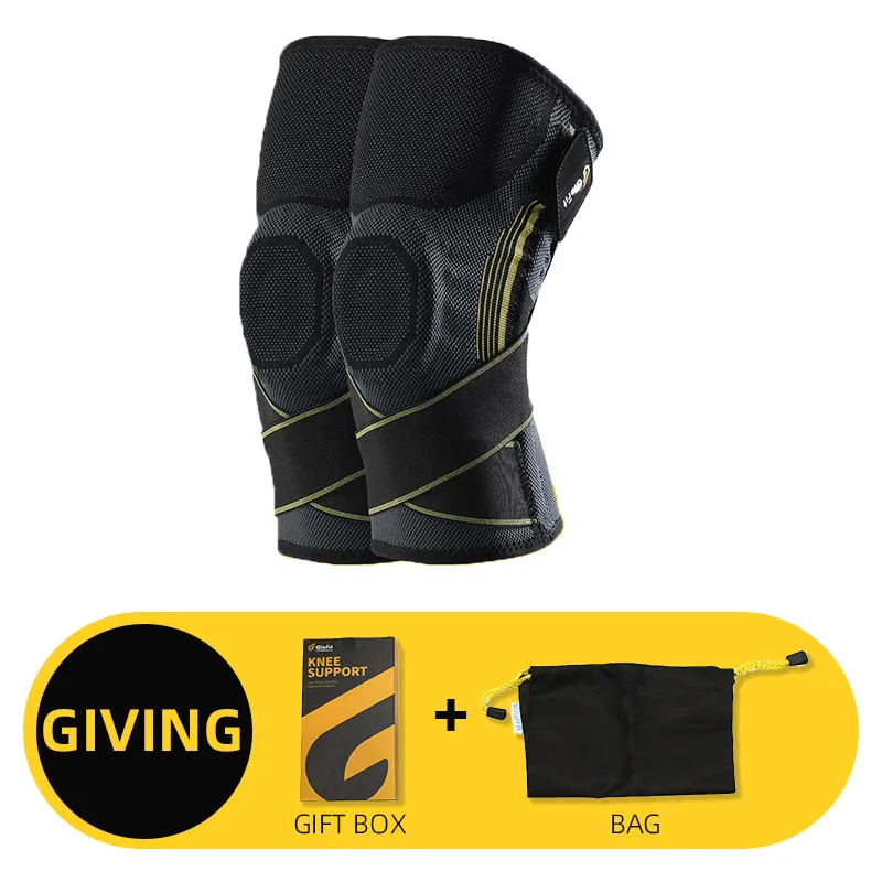 Наколенники Glofit фиксатор коленного сустава сжатие спортивный тренажерный зал