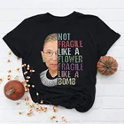 Рубашка Ginsburg, не хрупкая, как цветок, хрупкая, как бомба, известная рубашка RBG, рубашка Rbg, известная рубашка RBG